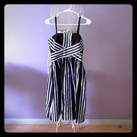 ❗️LAST CHANCE - CLOSING Iconic Regatta dress BW striped cotton - Picture 6 of 8